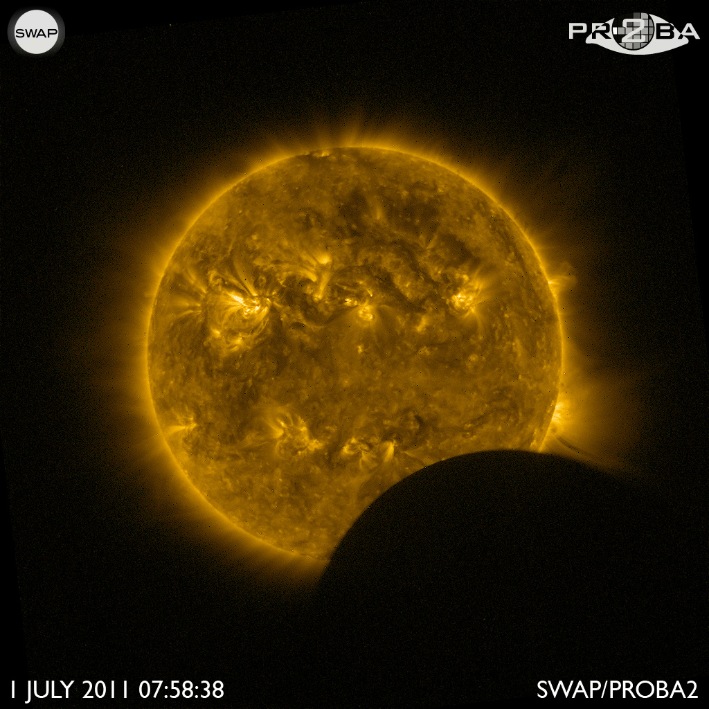 'Stealth' Solar Eclipse Spotted in Satellite Photos